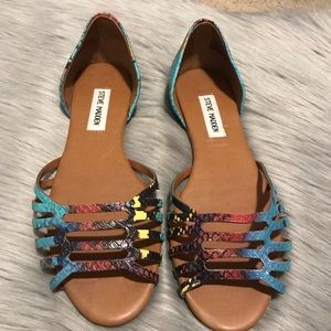 Steve Madden snakeskin flats